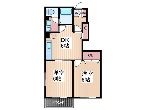 フィオ－レ・Ｉの物件間取画像